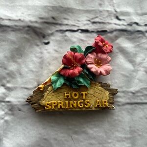Hot Springs, AR Floral Magnet